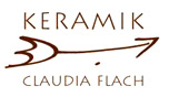 Keramik Claudia Flach Logo Blumenpfeil