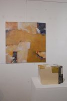 <br>Schrein aus der 19. Dynastie<br>
Maße:25x28x18cm<br>
teilglasiert, 1100°C, Goldauflage