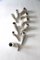 kleines Vasenensemble für die Festtafel<br>
sie sind leicht gefüllt, und schaffen eine spielerische Atmosphäre